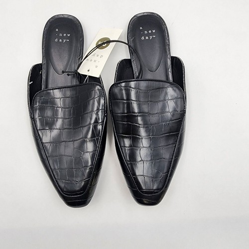 Womens black cardi croco mules - womens,